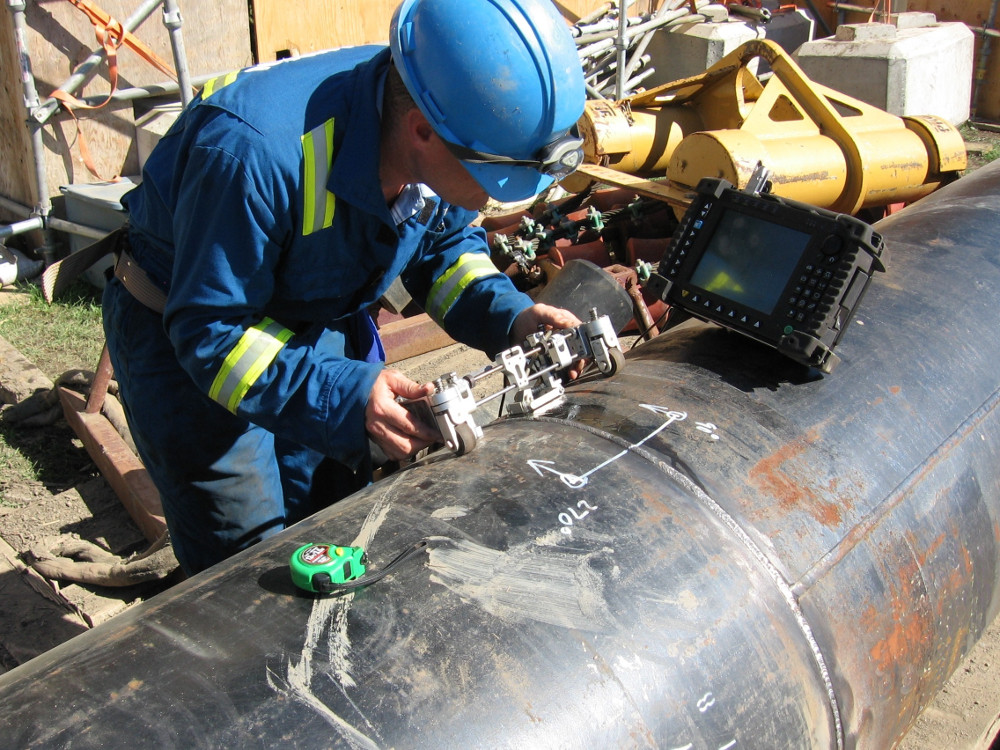  Inspection of steel pipelines by method of the contactless magnetometry with KMD-01M system